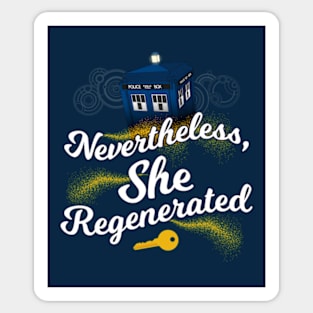 She Regenerated Sticker